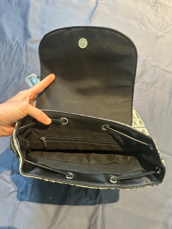 NWT Brompton Road vegan leather backpack from Harrods
